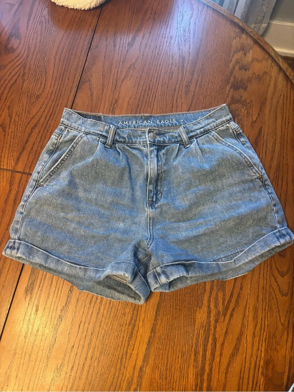 American eagle mom shorts denim baggy women's size 4